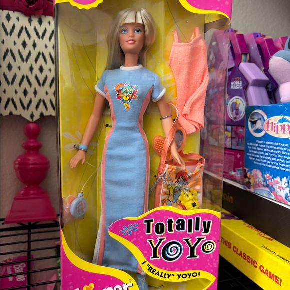 Vintage Mattel Barbie Totally YoYo Skipper Doll & YoYo Kitty And Bee - Picture 2 of 14